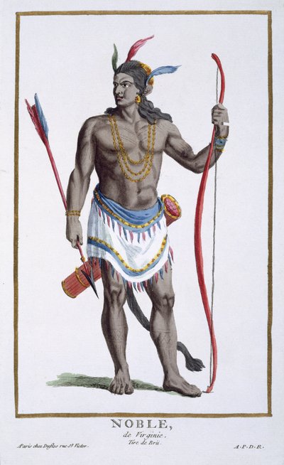 Ein Adliger aus Virginia, 1780 von Pierre Duflos